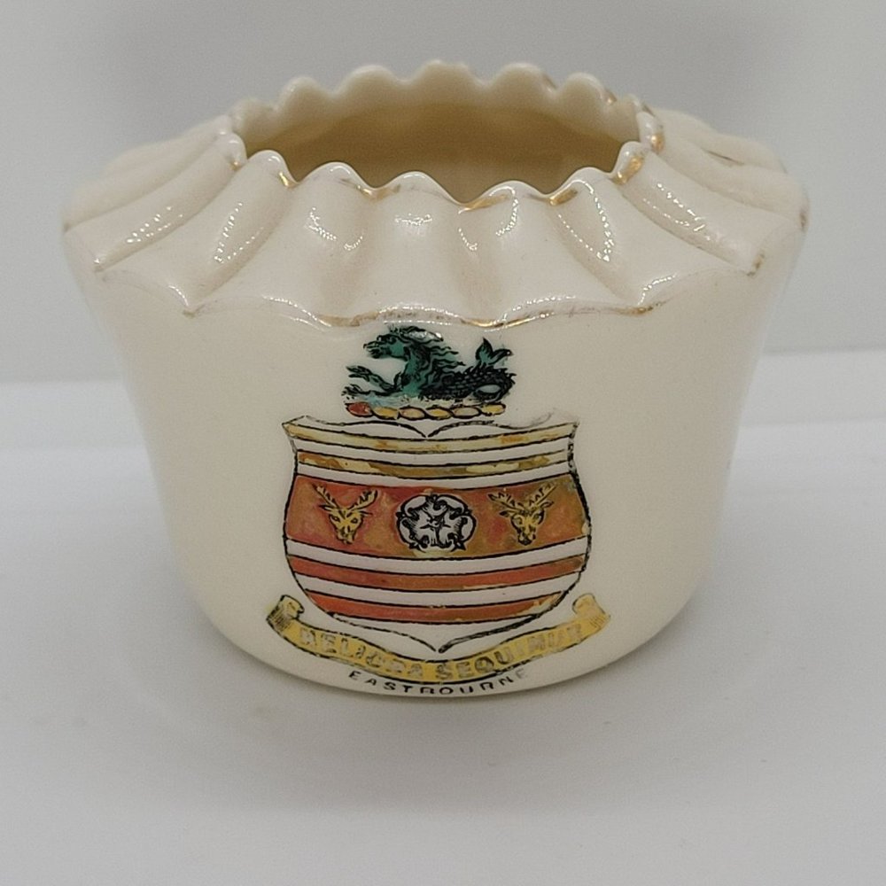 Vintage Miniature Eastbourne UK Vase W & R Stoke On Trent